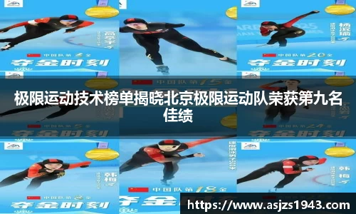 极限运动技术榜单揭晓北京极限运动队荣获第九名佳绩